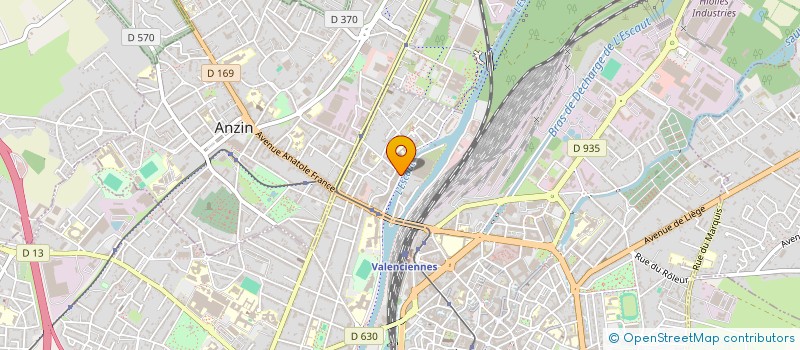 localisation de l'entreprise MONSIEUR OLIVIER KLEIN à VALENCIENNES