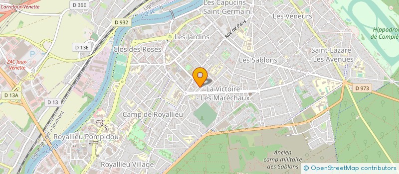 localisation de l'entreprise MONSIEUR OLIVIER KOVAL à COMPIEGNE