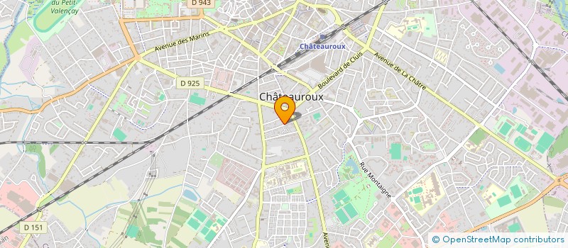 localisation de l'entreprise MONSIEUR OLIVIER KOWALSKI à CHATEAUROUX