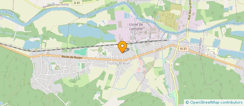 localisation de l'entreprise MONSIEUR OLIVIER KRAKUS  TROSLY-BREUIL