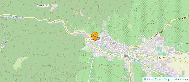 localisation de l'entreprise MONSIEUR OLIVIER KRUGLER  RIBEAUVILLE