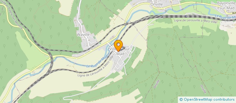 localisation de l'entreprise MONSIEUR OLIVIER KUHN  VILLECEY-SUR-MAD