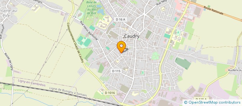 localisation de l'entreprise MONSIEUR OLIVIER LABADIE  BEAUMETZ-LES-CAMBRAI