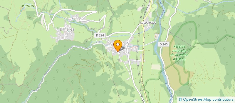 localisation de l'entreprise MONSIEUR OLIVIER LABADIOLE  BIELLE