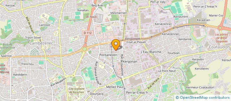 localisation de l'entreprise MONSIEUR OLIVIER LABEYRIE à BREST