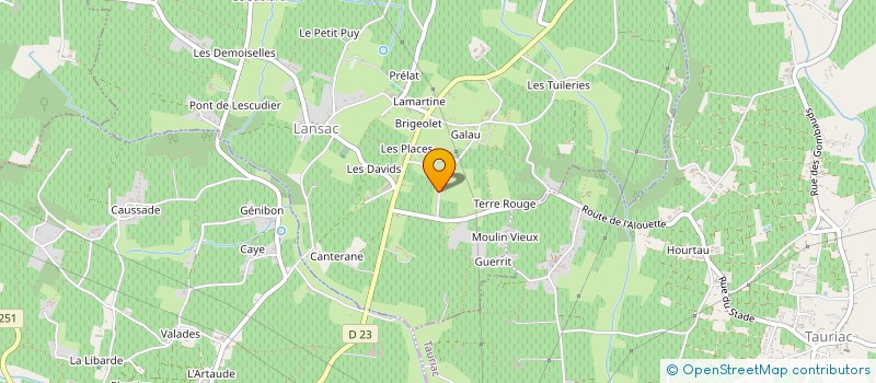 localisation de l'entreprise MONSIEUR OLIVIER LACOMBLED  MOMBRIER