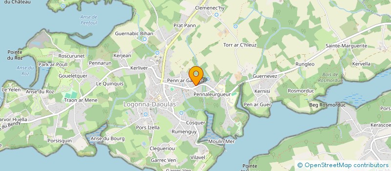 localisation de l'entreprise MONSIEUR OLIVIER LACOSTE  LOGONNA-DAOULAS