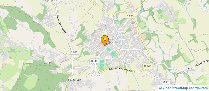 localisation de l'entreprise MONSIEUR OLIVIER LACRAMPE à PAU
