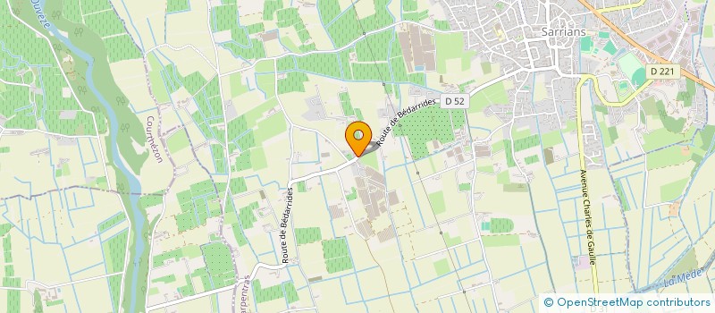 localisation de l'entreprise MONSIEUR OLIVIER LACROIX  SARRIANS