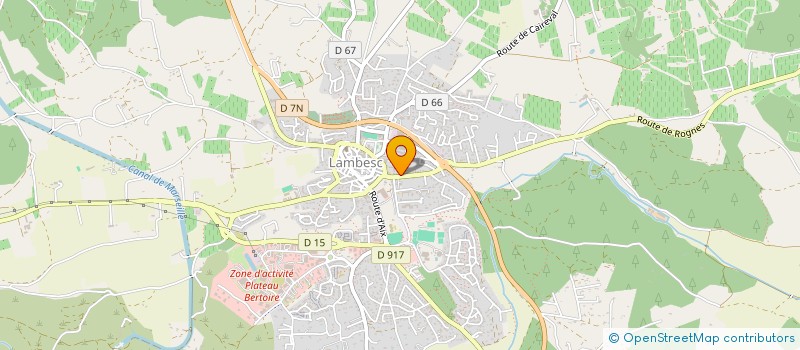 localisation de l'entreprise MONSIEUR OLIVIER LACROIX à LAMBESC