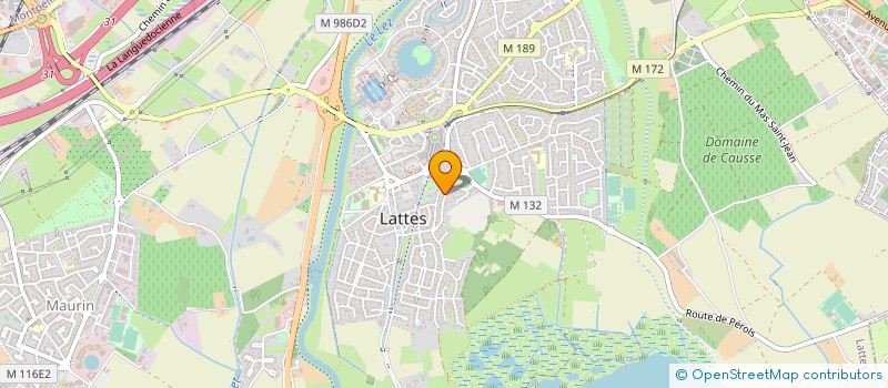 localisation de l'entreprise MONSIEUR OLIVIER LACRUZ à LATTES