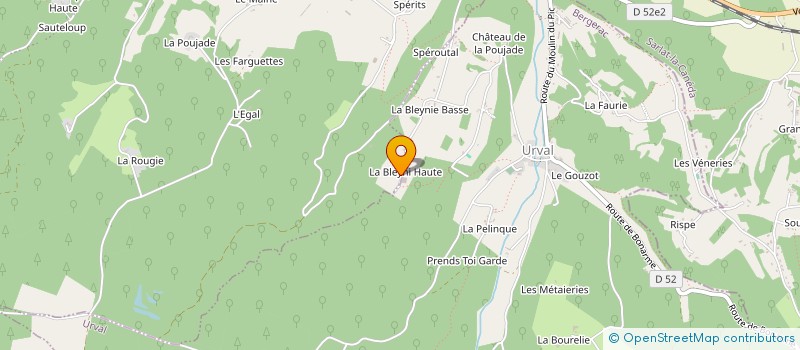 localisation de l'entreprise MONSIEUR OLIVIER LADEUIL  LE BUISSON-DE-CADOUIN