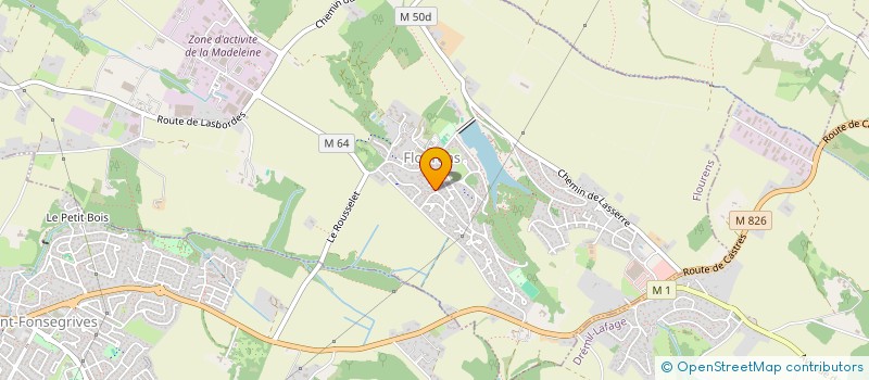 localisation de l'entreprise MONSIEUR OLIVIER LADOUX  FLOURENS