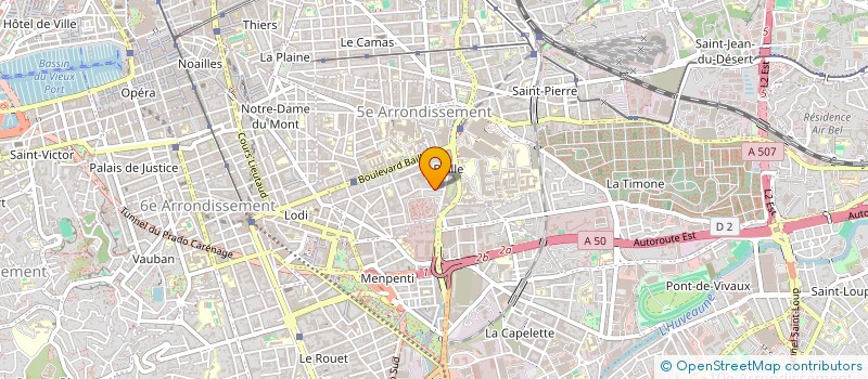 localisation de l'entreprise MONSIEUR OLIVIER LAFARGUE à MARSEILLE