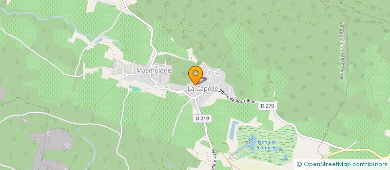 localisation de l'entreprise MONSIEUR OLIVIER LAFAY  LA CAPELLE-ET-MASMOLENE