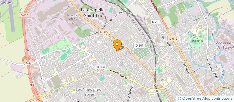 localisation de l'entreprise MONSIEUR OLIVIER LAFFILE  LA CHAPELLE-SAINT-LUC