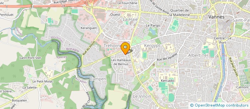 localisation de l'entreprise MONSIEUR OLIVIER LAFFONT à VANNES