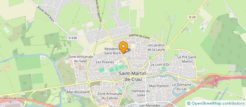 localisation de l'entreprise MONSIEUR OLIVIER LAFFONT à SAINT MARTIN DE CRAU