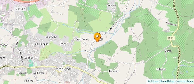 localisation de l'entreprise MONSIEUR OLIVIER LAGARDE  POMPIGNAC