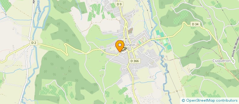 localisation de l'entreprise MONSIEUR OLIVIER LAGOUARDETTE  MONEIN