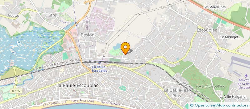 localisation de l'entreprise MONSIEUR OLIVIER LAINE à LA BAULE-ESCOUBLAC