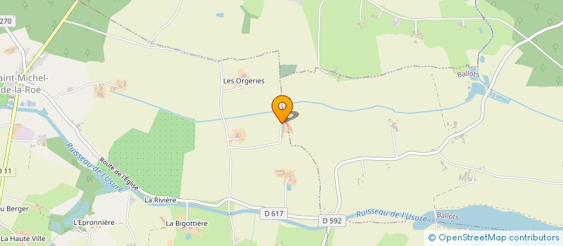 localisation de l'entreprise MONSIEUR OLIVIER LAISNARD à SAINT-MICHEL-DE-LA-ROE