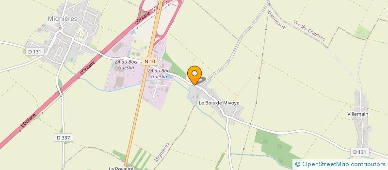 localisation de l'entreprise MONSIEUR OLIVIER LAIZEAU à MIGNIERES