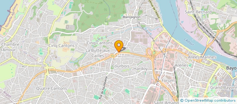 localisation de l'entreprise MONSIEUR OLIVIER LALANNE  ANGLET