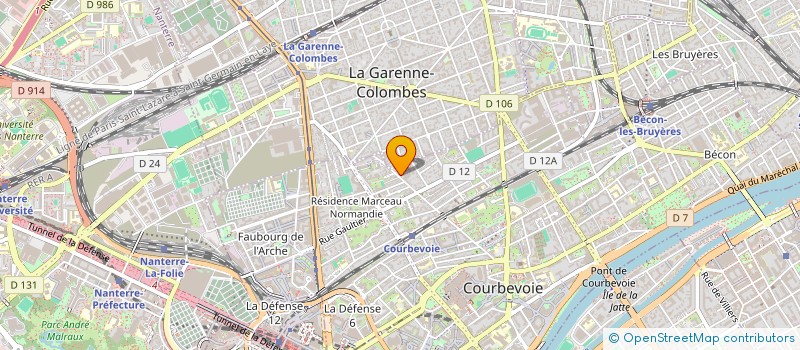 localisation de l'entreprise MONSIEUR OLIVIER LALIMAN à COURBEVOIE