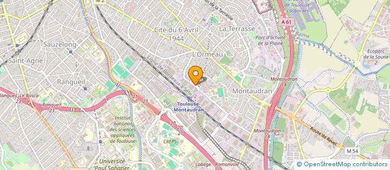 localisation de l'entreprise MONSIEUR OLIVIER LALLEMANT à TOULOUSE