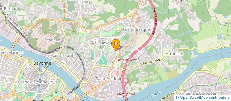 localisation de l'entreprise MONSIEUR OLIVIER LALONDE  BAYONNE