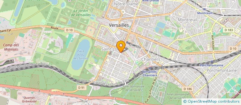 localisation de l'entreprise MONSIEUR OLIVIER LAMARRE à VERSAILLES