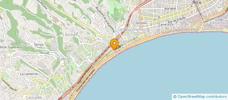 localisation de l'entreprise MONSIEUR OLIVIER LAMAS à NICE