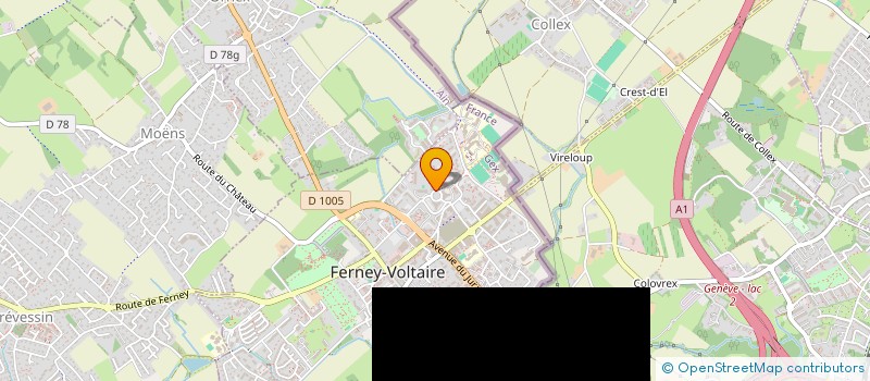 localisation de l'entreprise MONSIEUR OLIVIER LAMBERT à FERNEY-VOLTAIRE