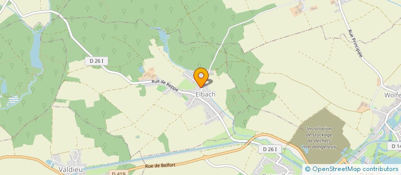 localisation de l'entreprise MONSIEUR OLIVIER LAMBERT  ELBACH