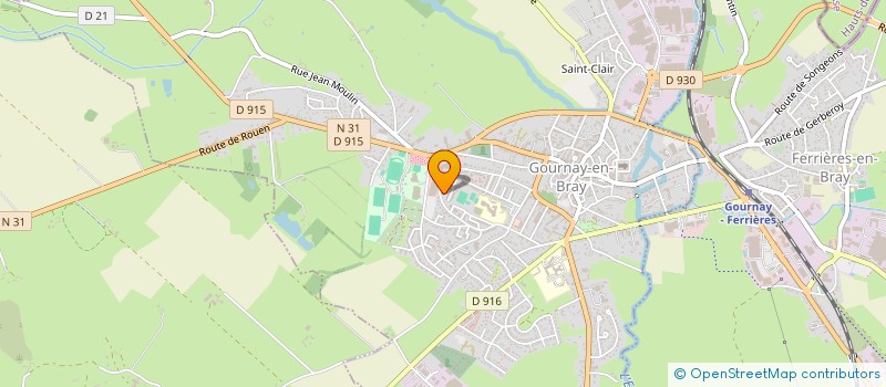 localisation de l'entreprise MONSIEUR OLIVIER LAMBERT  GOURNAY-EN-BRAY