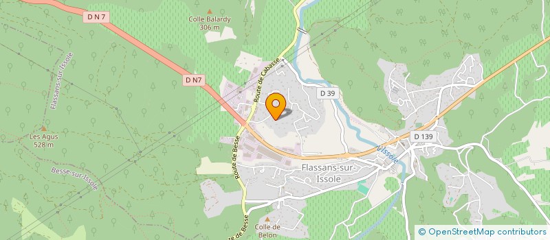 localisation de l'entreprise MONSIEUR OLIVIER LAMBINET  FLASSANS-SUR-ISSOLE