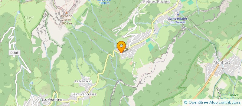 localisation de l'entreprise MONSIEUR OLIVIER LAMI  LE TOUVET