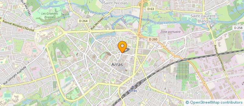 localisation de l'entreprise MONSIEUR OLIVIER LAMOTTE à ARRAS