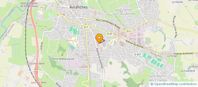 localisation de l'entreprise MONSIEUR OLIVIER LAMY  AVRANCHES