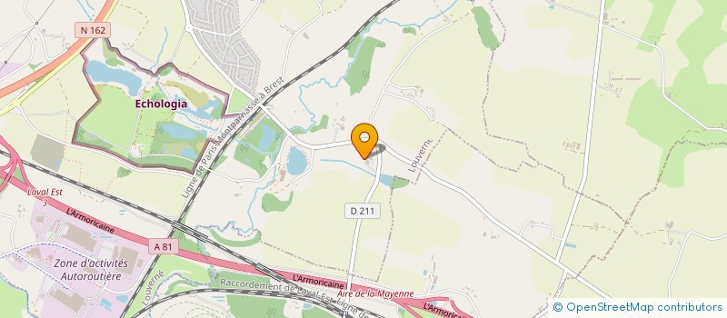 localisation de l'entreprise MONSIEUR OLIVIER LANDAIS  LOUVERNE