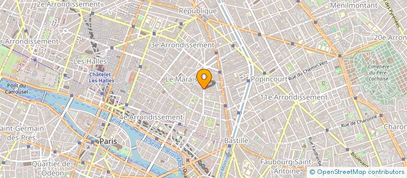 localisation de l'entreprise MONSIEUR OLIVIER LANDAU à PARIS