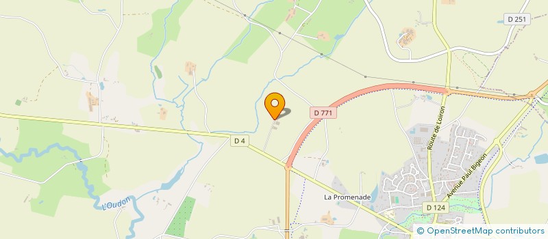 localisation de l'entreprise MONSIEUR OLIVIER LANDELLE  COSSE-LE-VIVIEN