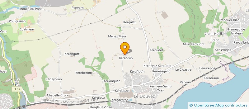 localisation de l'entreprise MONSIEUR OLIVIER LANDREIN à BREST