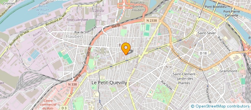localisation de l'entreprise MONSIEUR OLIVIER LANGLET à LE PETIT-QUEVILLY