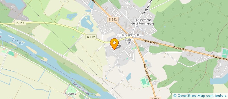 localisation de l'entreprise MONSIEUR OLIVIER LANGUMIER à OUZOUER-SUR-LOIRE