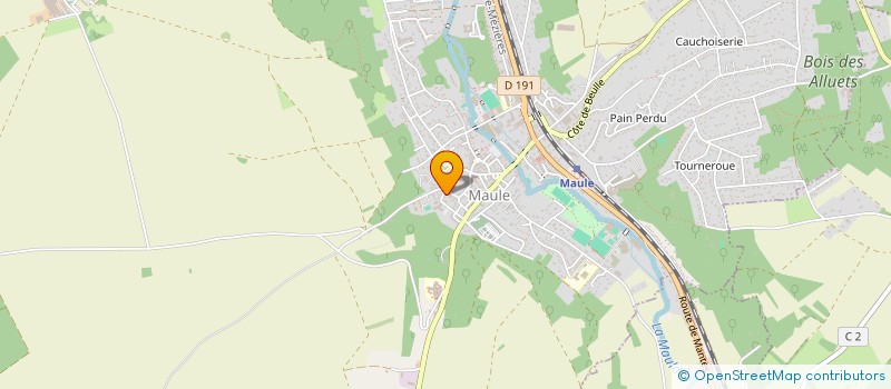 localisation de l'entreprise MONSIEUR OLIVIER LANOE  MAULE