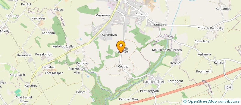 localisation de l'entreprise MONSIEUR OLIVIER LAOT  PLOUNEVENTER