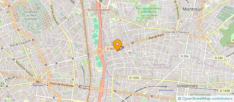 localisation de l'entreprise MONSIEUR OLIVIER LAPERT à MONTREUIL