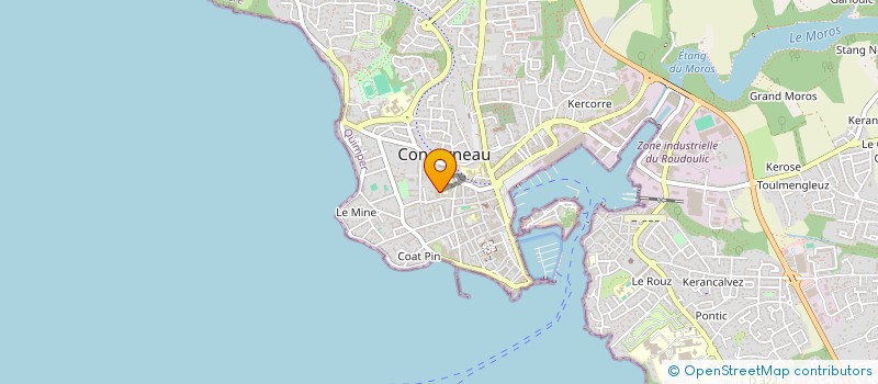 localisation de l'entreprise MONSIEUR OLIVIER LAPICQUE  CONCARNEAU